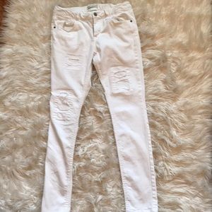 girls white jeans